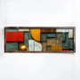 Wallity Pintura Decorativa EMR010 Multicolor en MDF con Marco